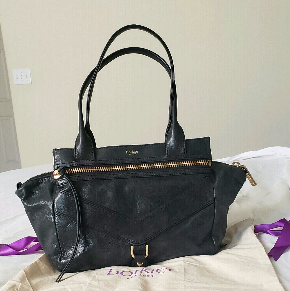 Botkier Trigger Small Leather Satchel - Black